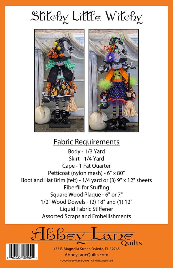 Stitchy Little Witchy - Sewing Pattern