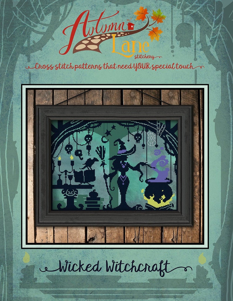 Wicked Witchcraft - Halloween Cross Stitch Pattern