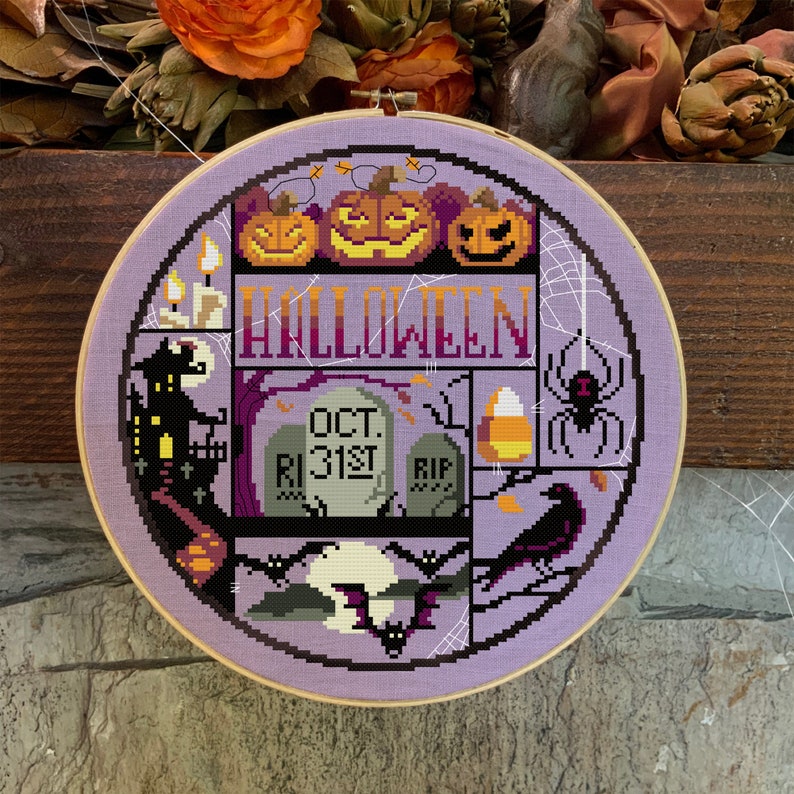 Halloween Night - Cross Stitch Pattern