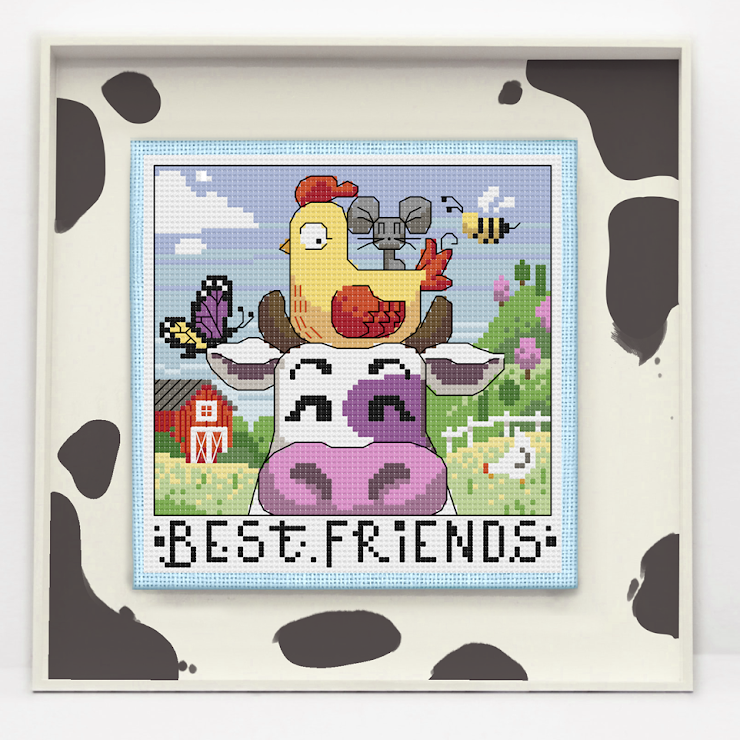 Best Friends - Cross Stitch Pattern