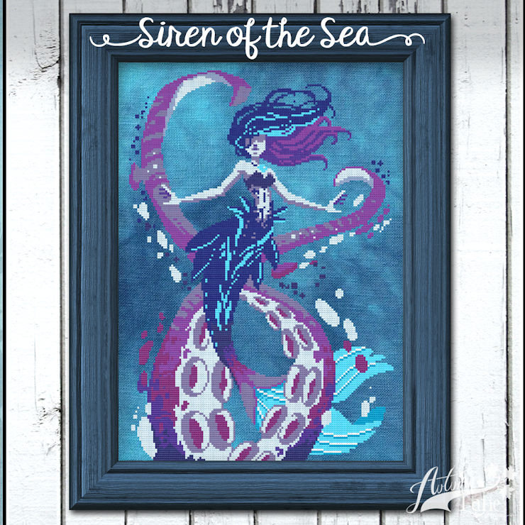Siren of the Sea - Cross Stitch Pattern