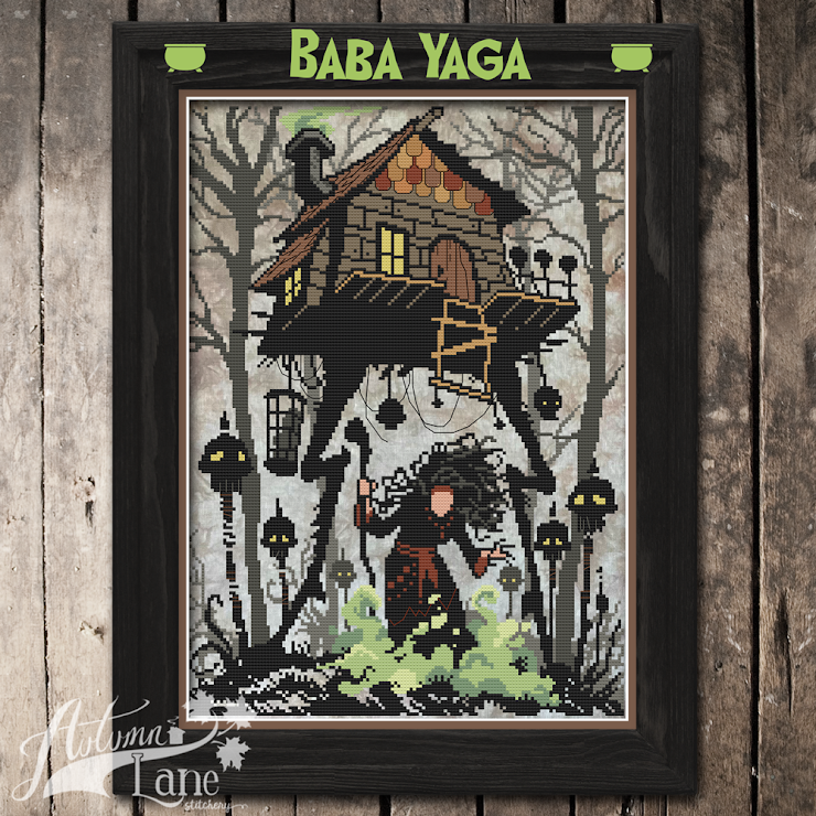 Baba Yaga - Cross Stitch Pattern