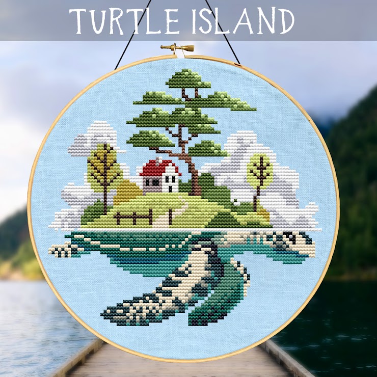 Vanishing Isle - Cross Stitch Pattern