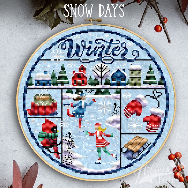 Snow Days - Cross Stitch Pattern