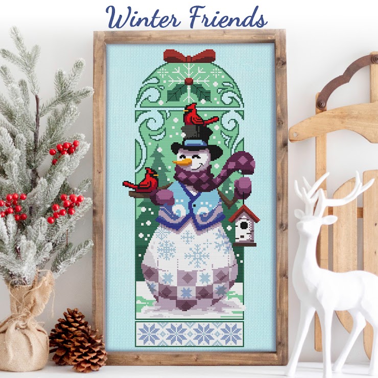 Winter Friends - Cross Stitch Pattern