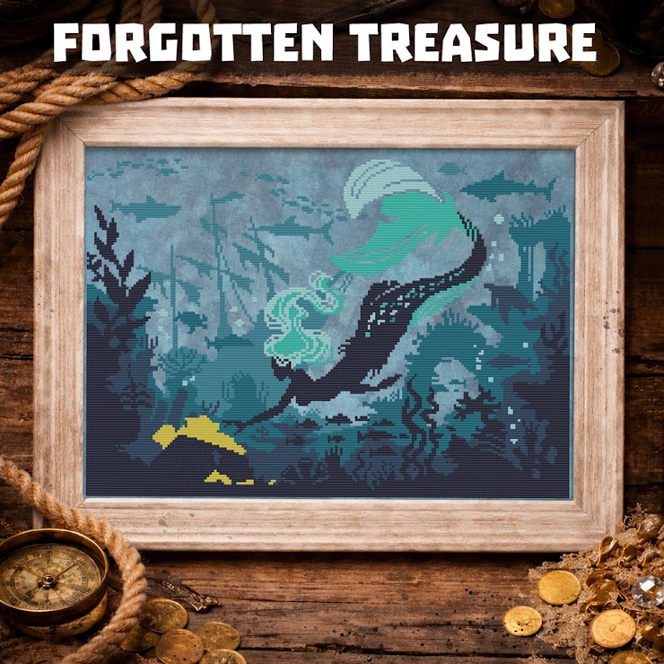 Forgotten Treasure - Cross Stitch Pattern