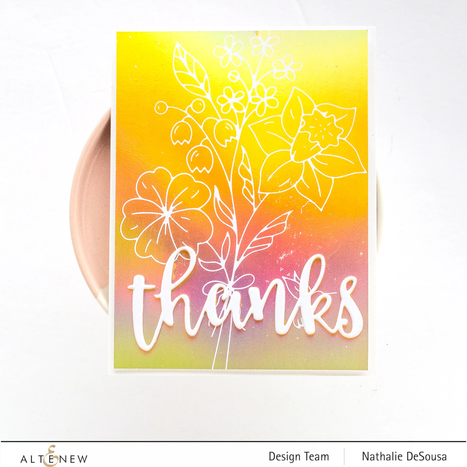 Morning Blooms - Hot Foil Plate