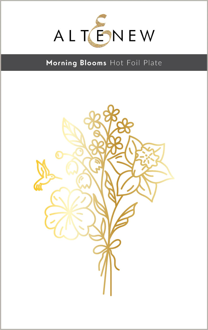 Morning Blooms - Hot Foil Plate