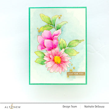 Delightful Flowers - Hot Foil Plate