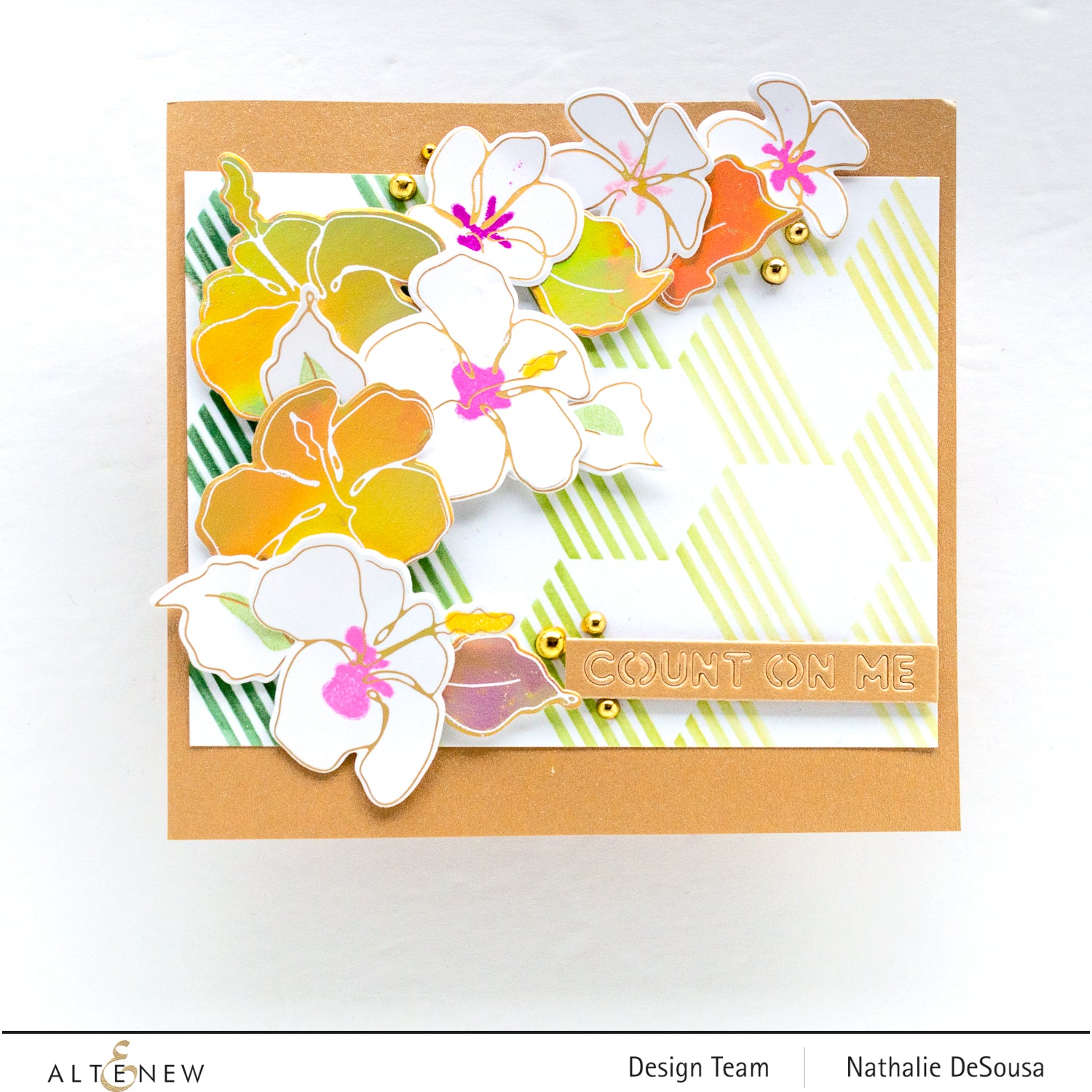 Linear Life - Tropical Garden - Hot Foil Plate