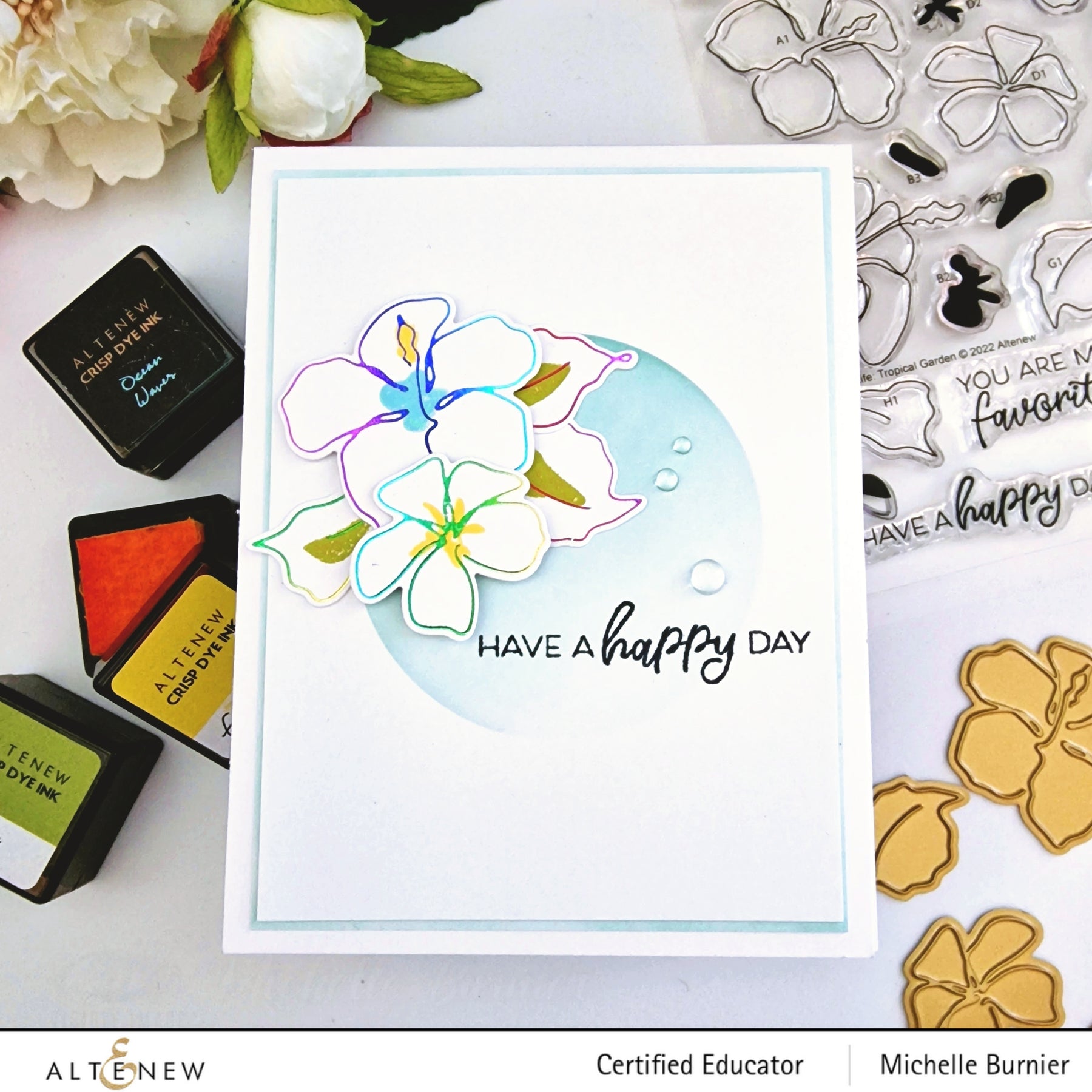 Linear Life - Tropical Garden - Hot Foil Plate