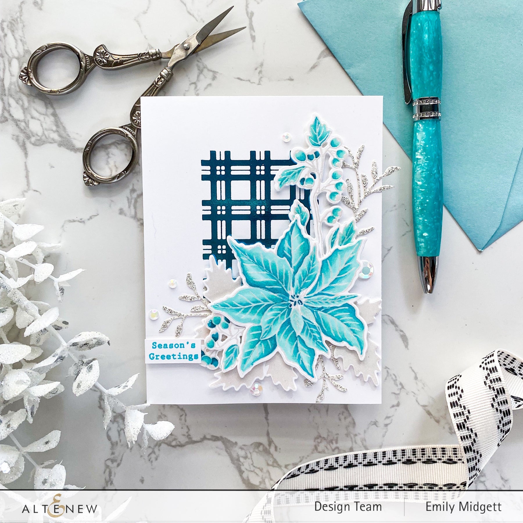 Tiny Festive Patterns - Hot Foil Plate Set