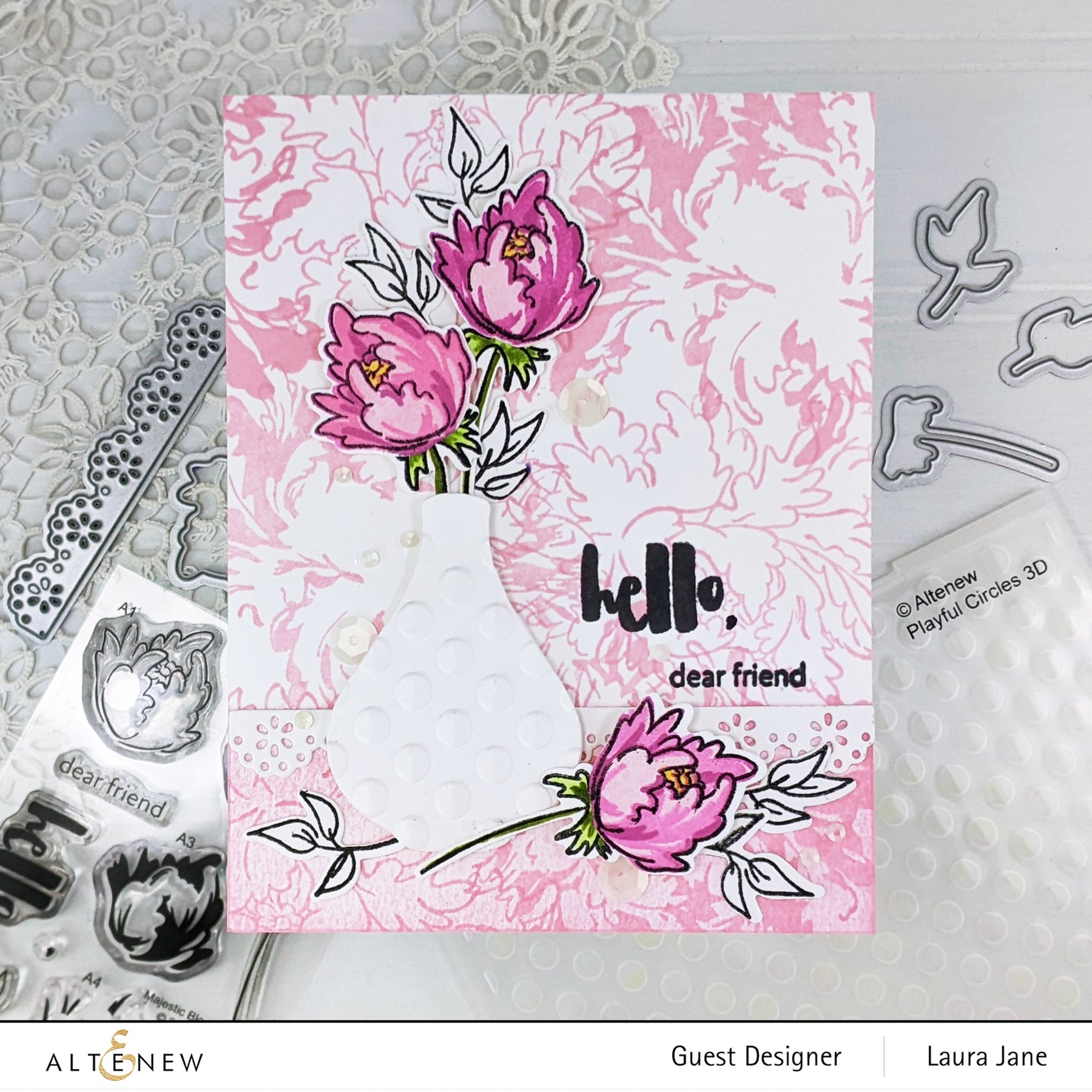 Majestic Bloom Add-On - Stamp And Die