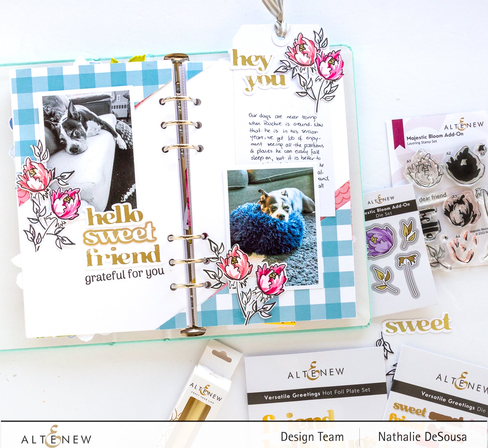 Majestic Bloom Add-On - Stamp And Die