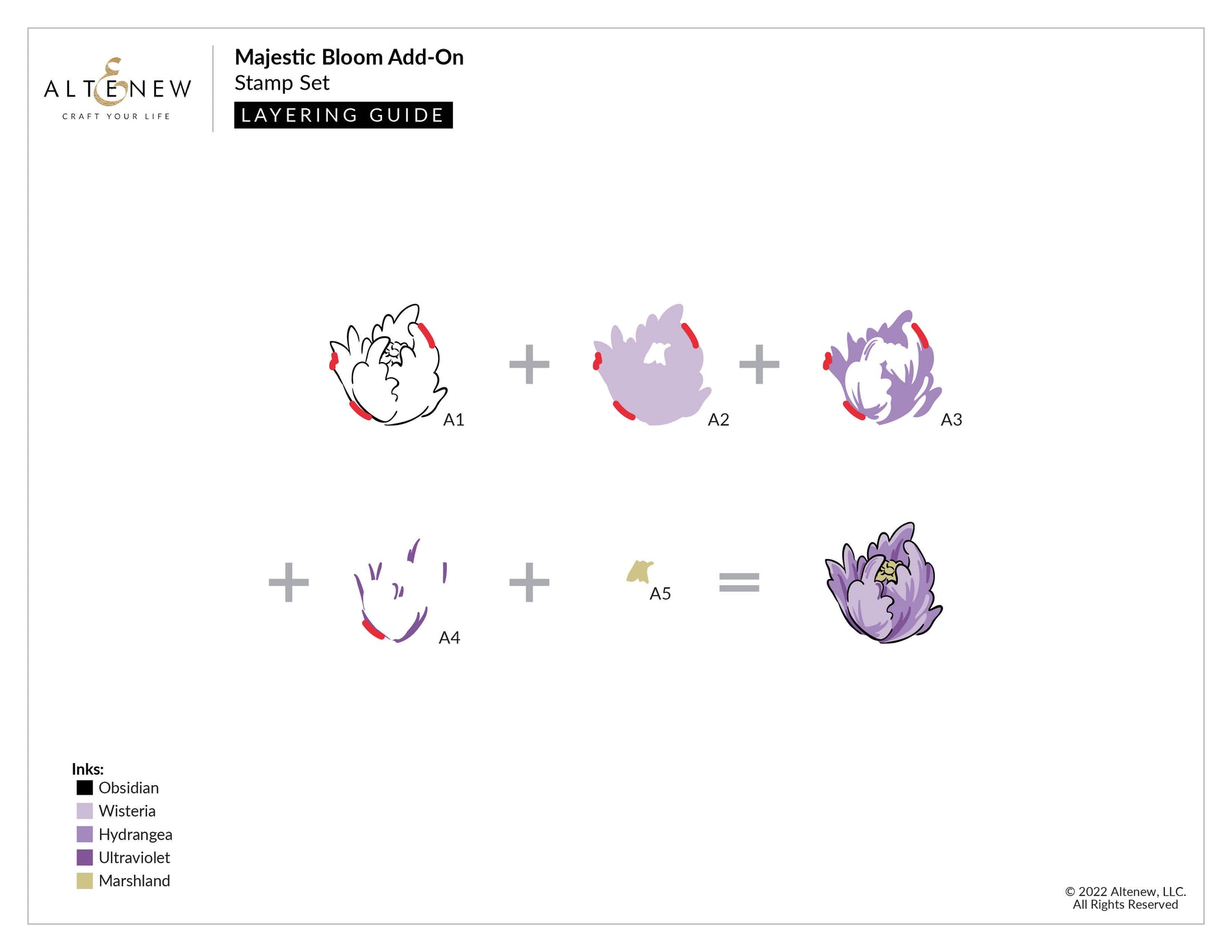 Majestic Bloom Add-On - Stamp And Die