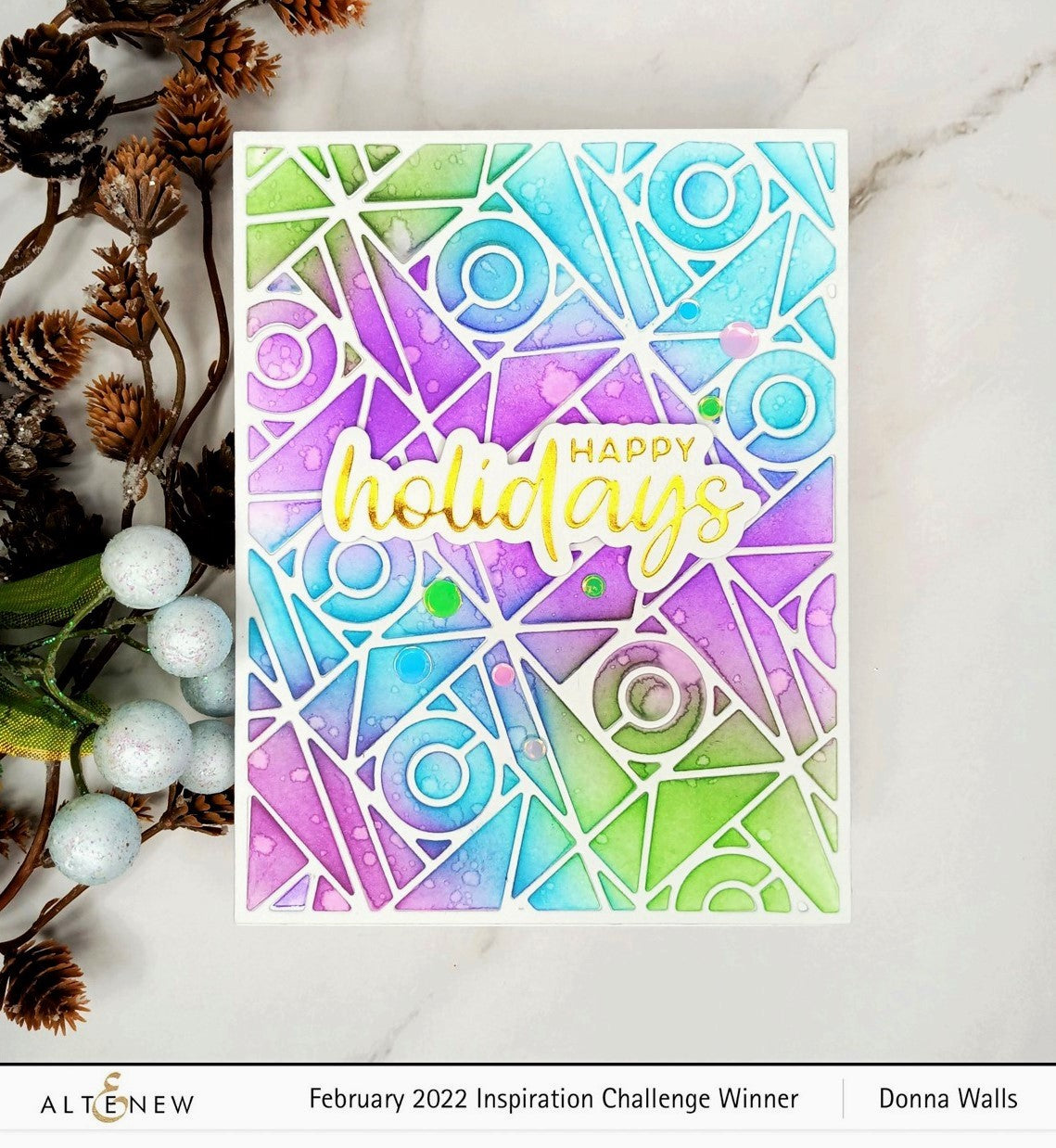 Holiday Greetings - Hot Foil Plate And Die
