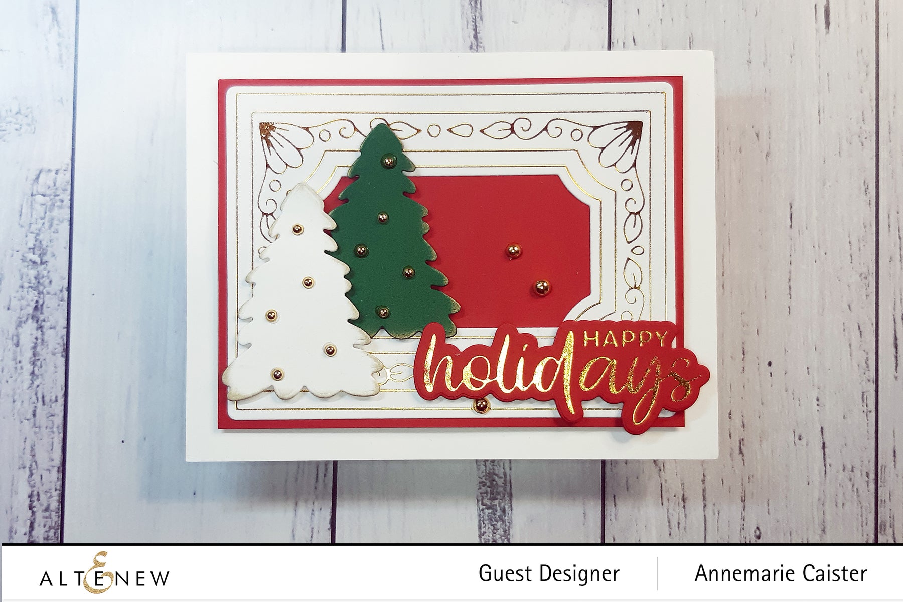 Holiday Greetings - Hot Foil Plate And Die