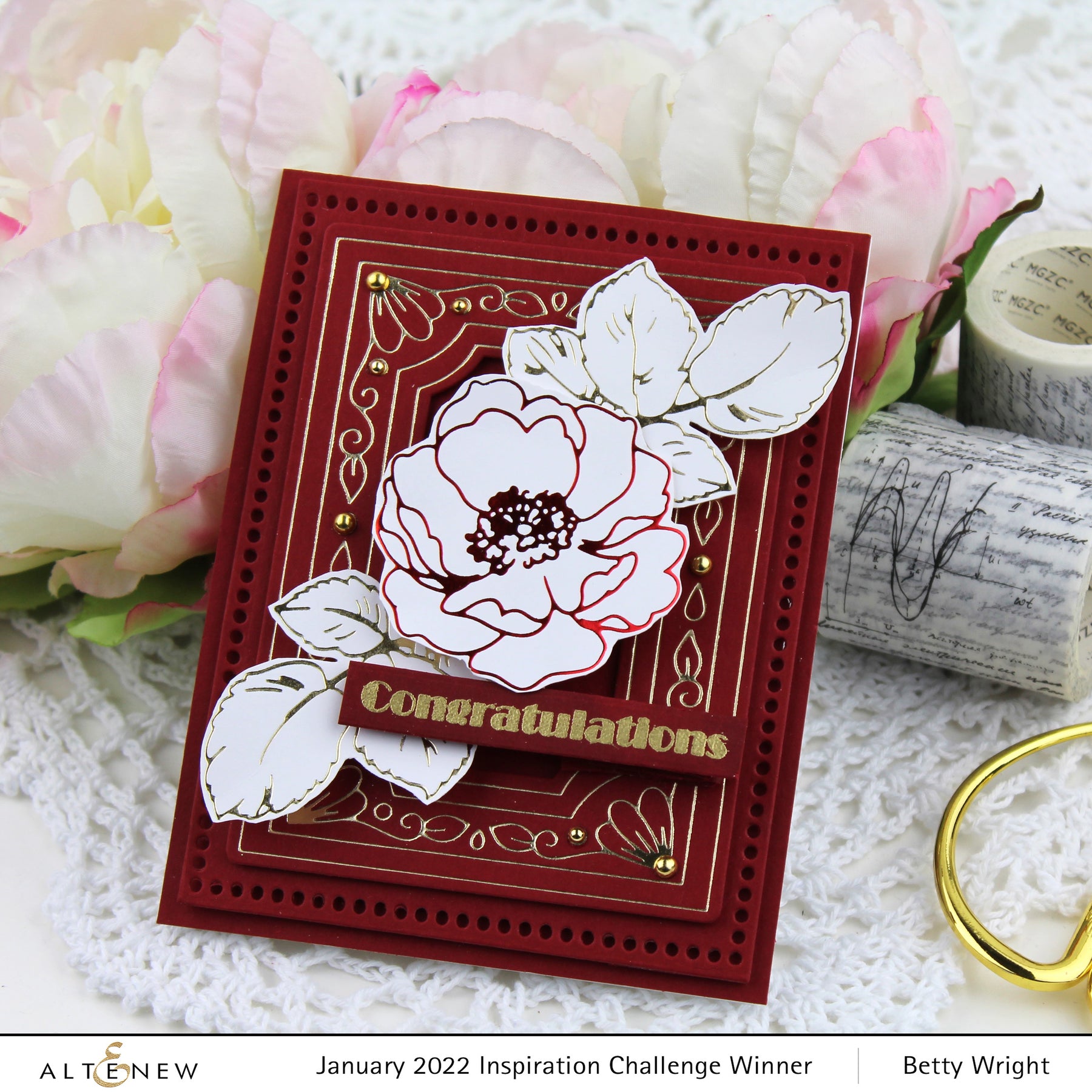 Adorned Frame - Hot Foil Plate And Die