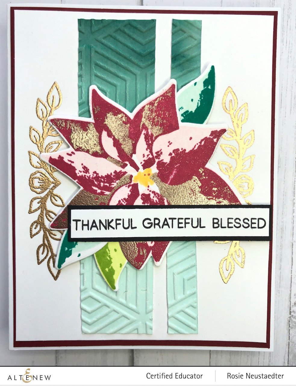 Dry Brush Poinsettia - Mask Stencil