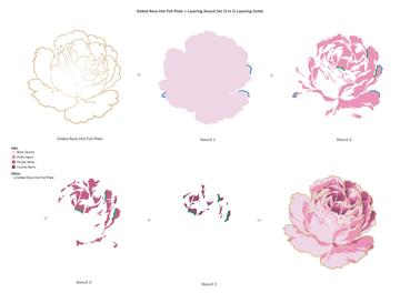 Gilded Rose - Layering Stencil Set