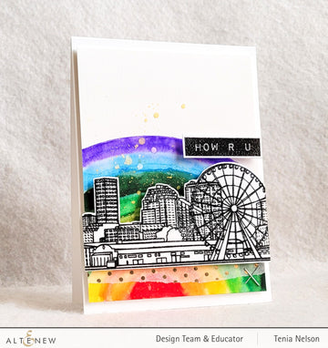 Double Rainbow - Stencil & Slim Craft Stencil 