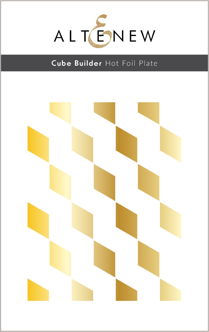 Cube Builder - Hot Foil Plate and Stencil Set
