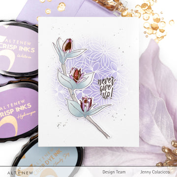 Floral Sprig - Stamp and Die and Stencil 