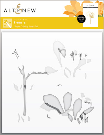 Freesia - Coloring Stencil Set 