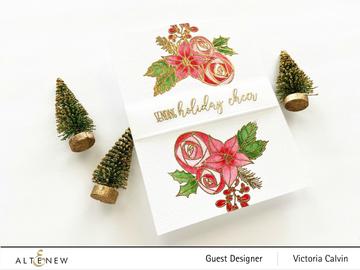 Festive Florets Holiday - A2 Christmas Card Kit