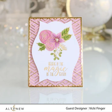Festive Florets Holiday - A2 Christmas Card Kit