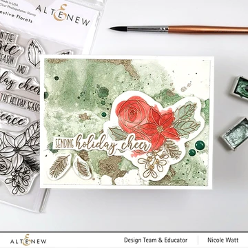Festive Florets Holiday - A2 Christmas Card Kit