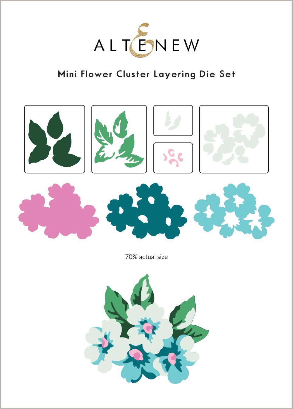 Mini Flower Cluster - Layering Craft Die Set