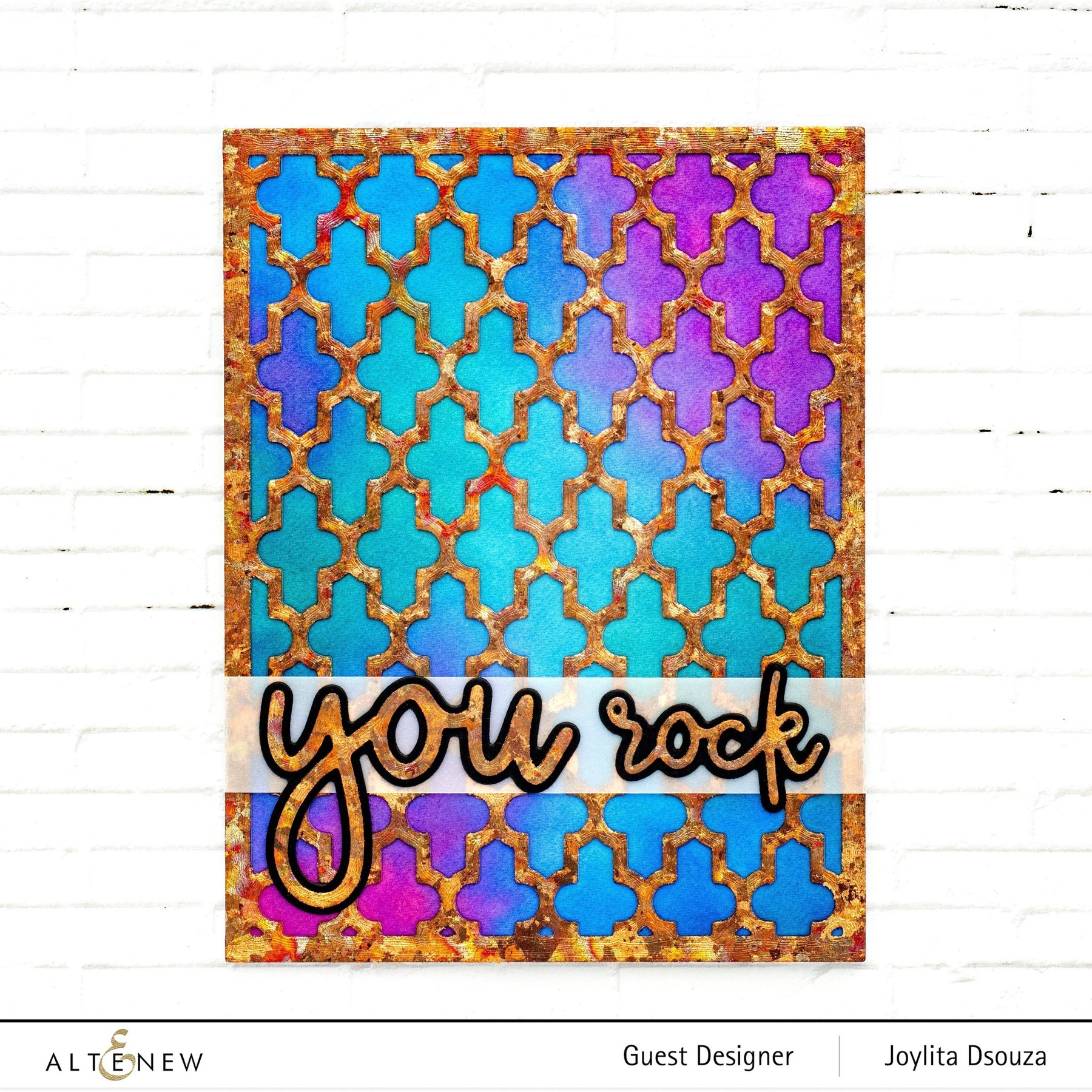 Moroccan Lattice Cover - Craft Die
