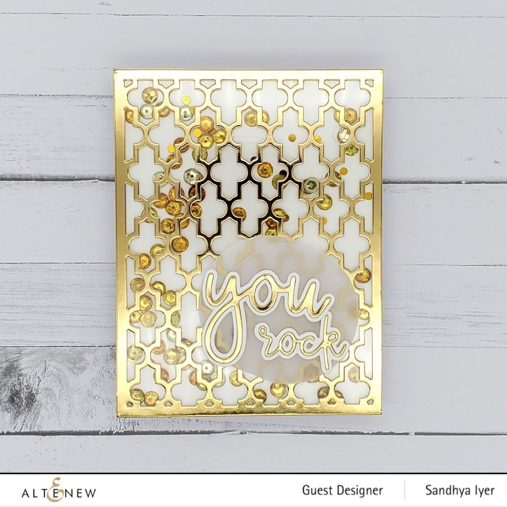 Moroccan Lattice Cover - Craft Die