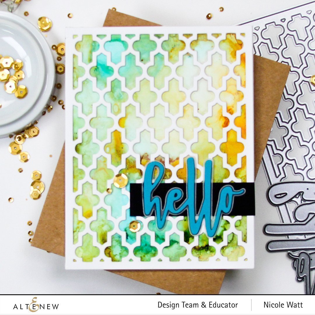 Moroccan Lattice Cover - Craft Die