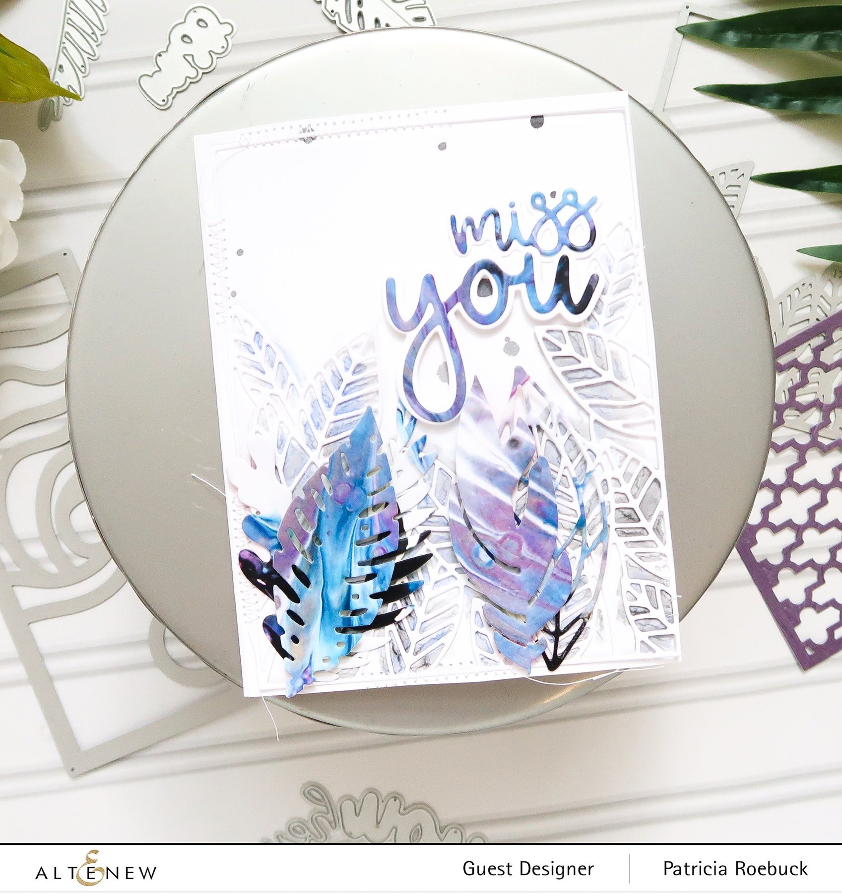 Peeking Leaves Cover - Craft Die