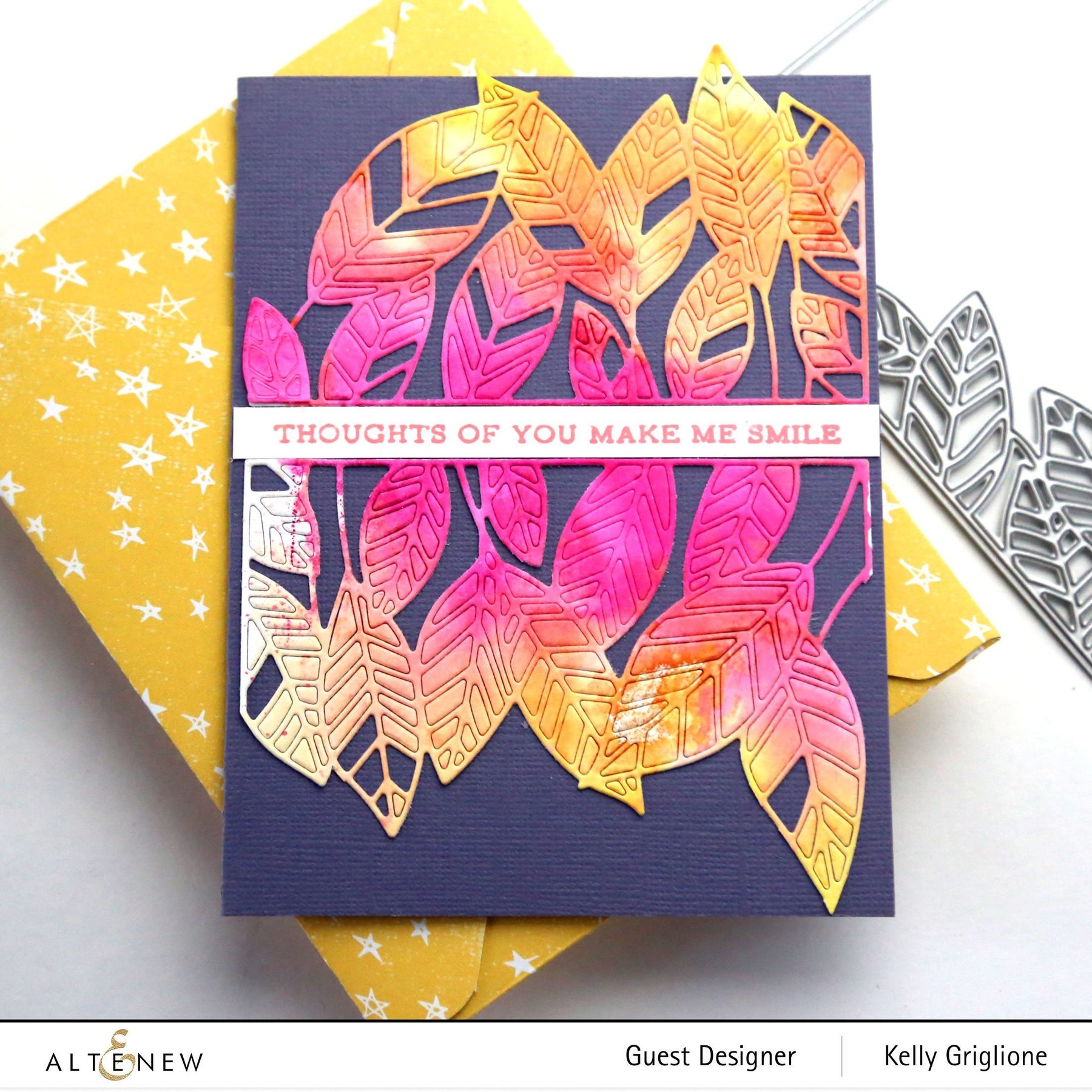 Peeking Leaves Cover - Craft Die