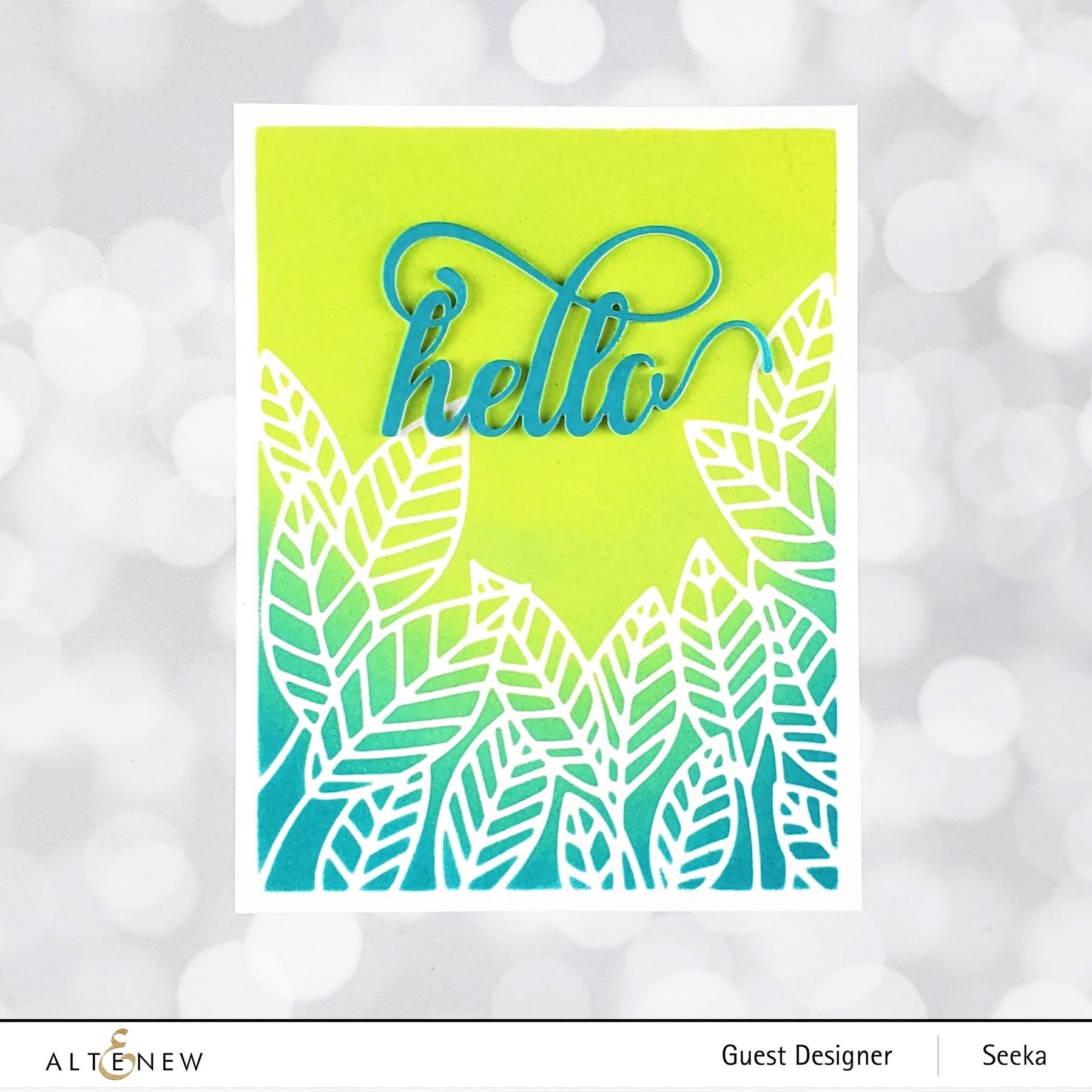 Peeking Leaves Cover - Craft Die