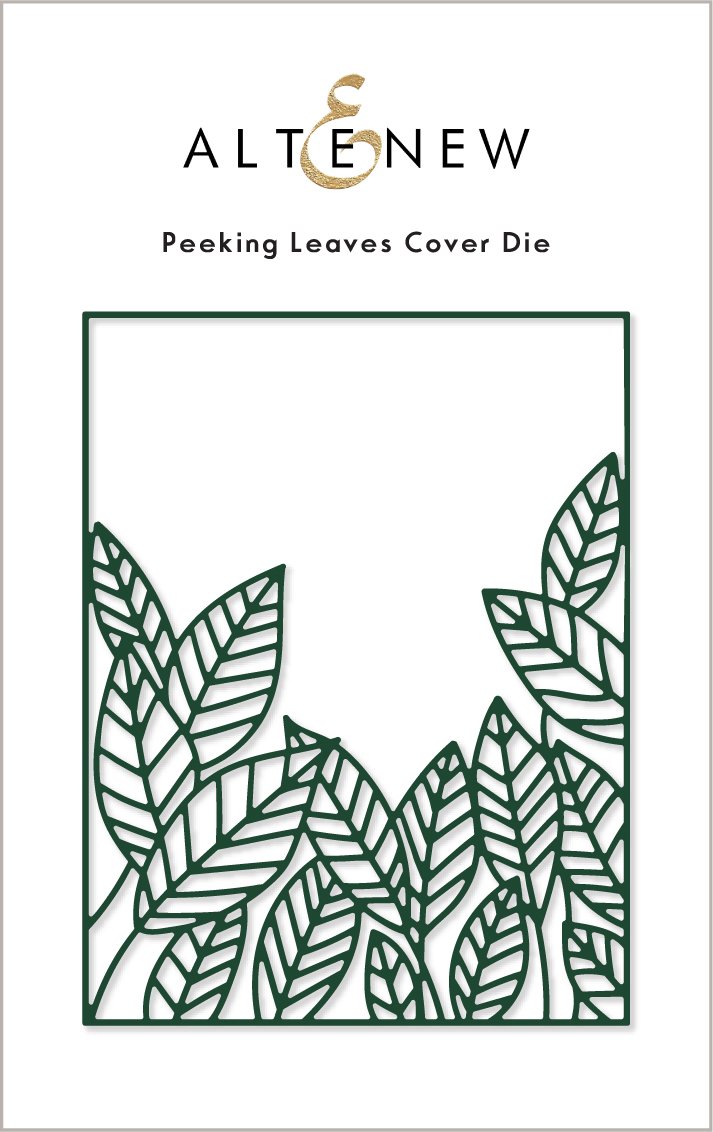 Peeking Leaves Cover - Craft Die