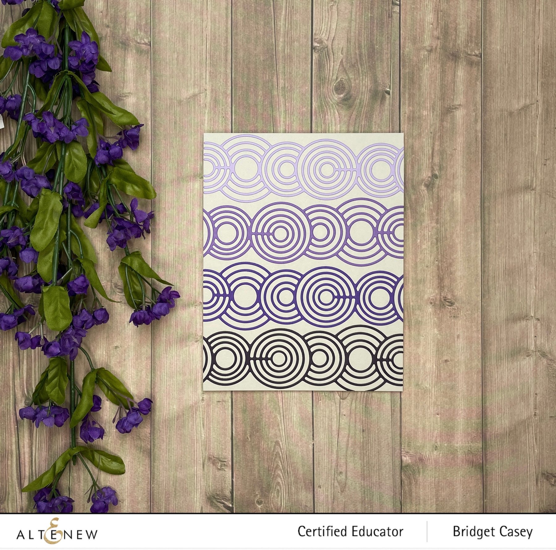 Rippling Rings Border - Craft Die