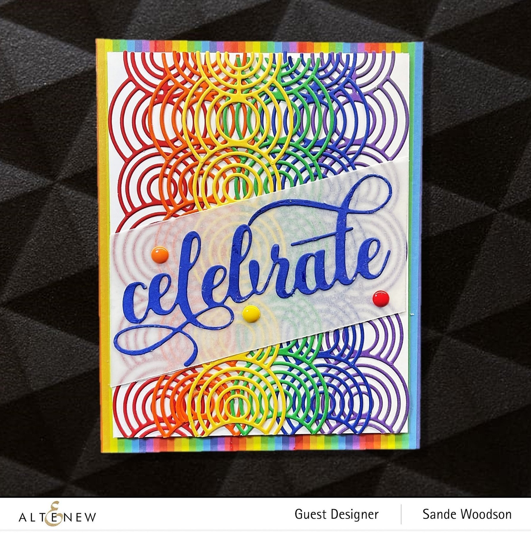 Rippling Rings Border - Craft Die