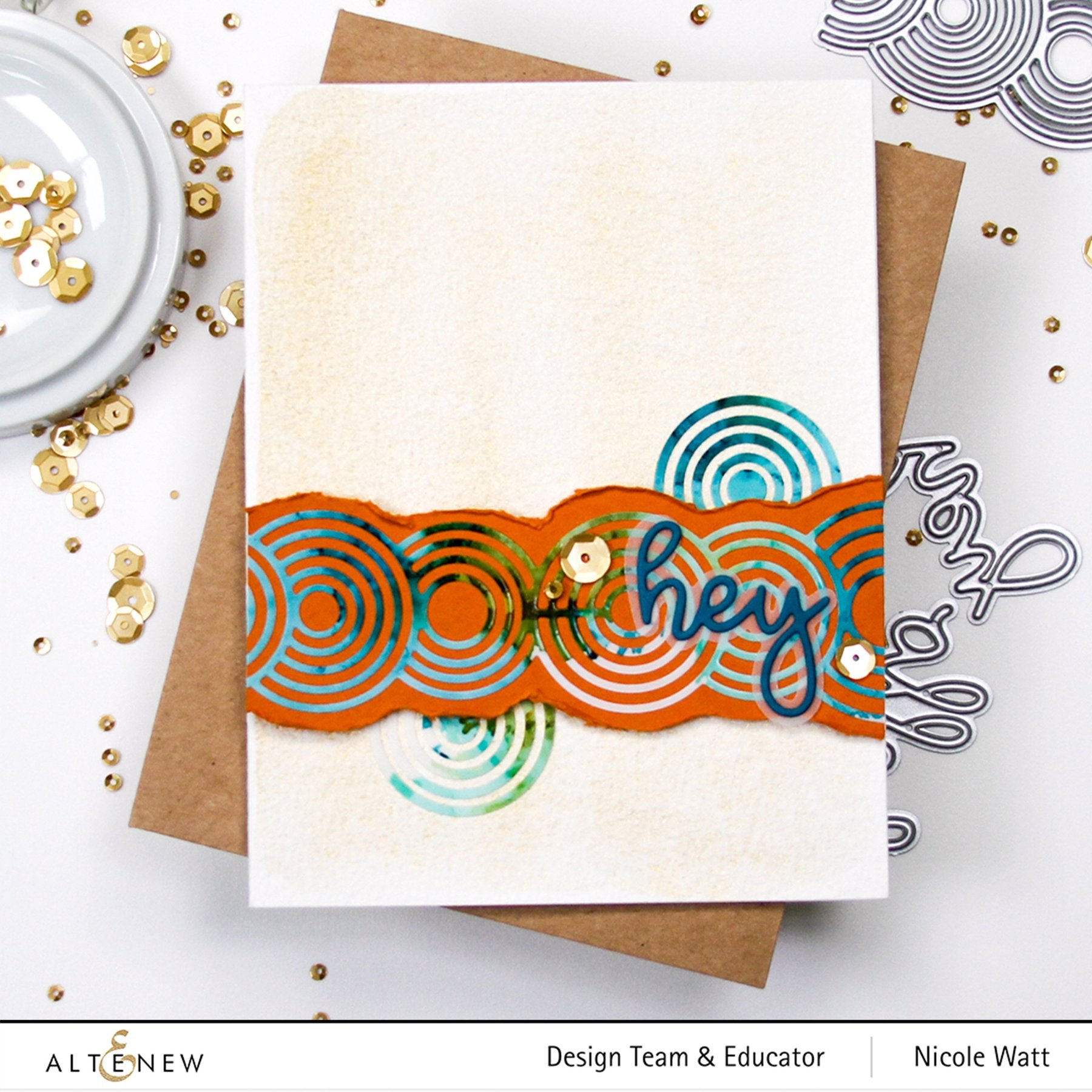 Rippling Rings Border - Craft Die