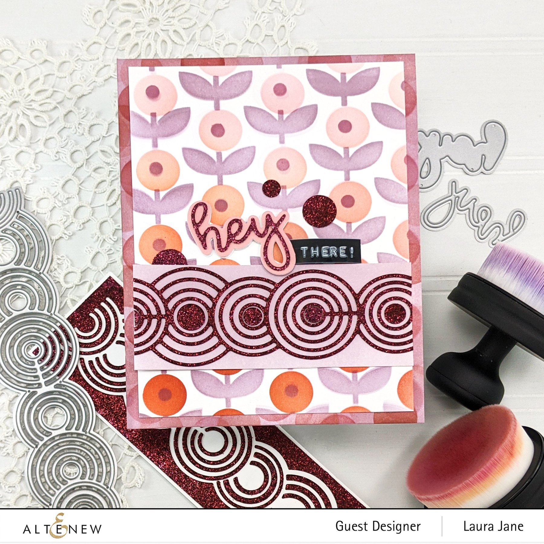Rippling Rings Border - Craft Die