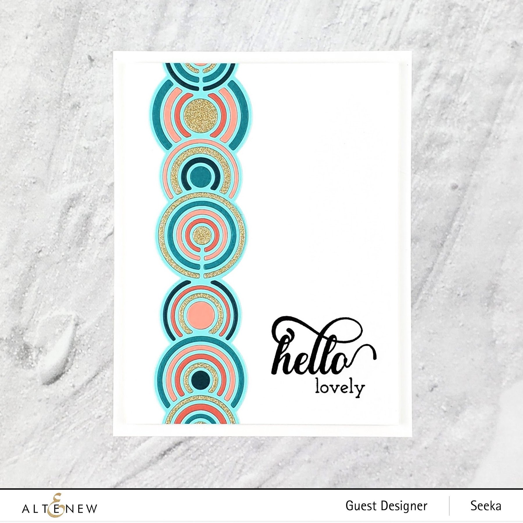 Rippling Rings Border - Craft Die