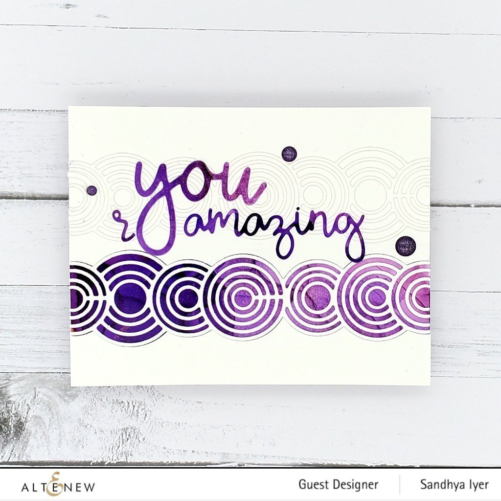 Rippling Rings Border - Craft Die