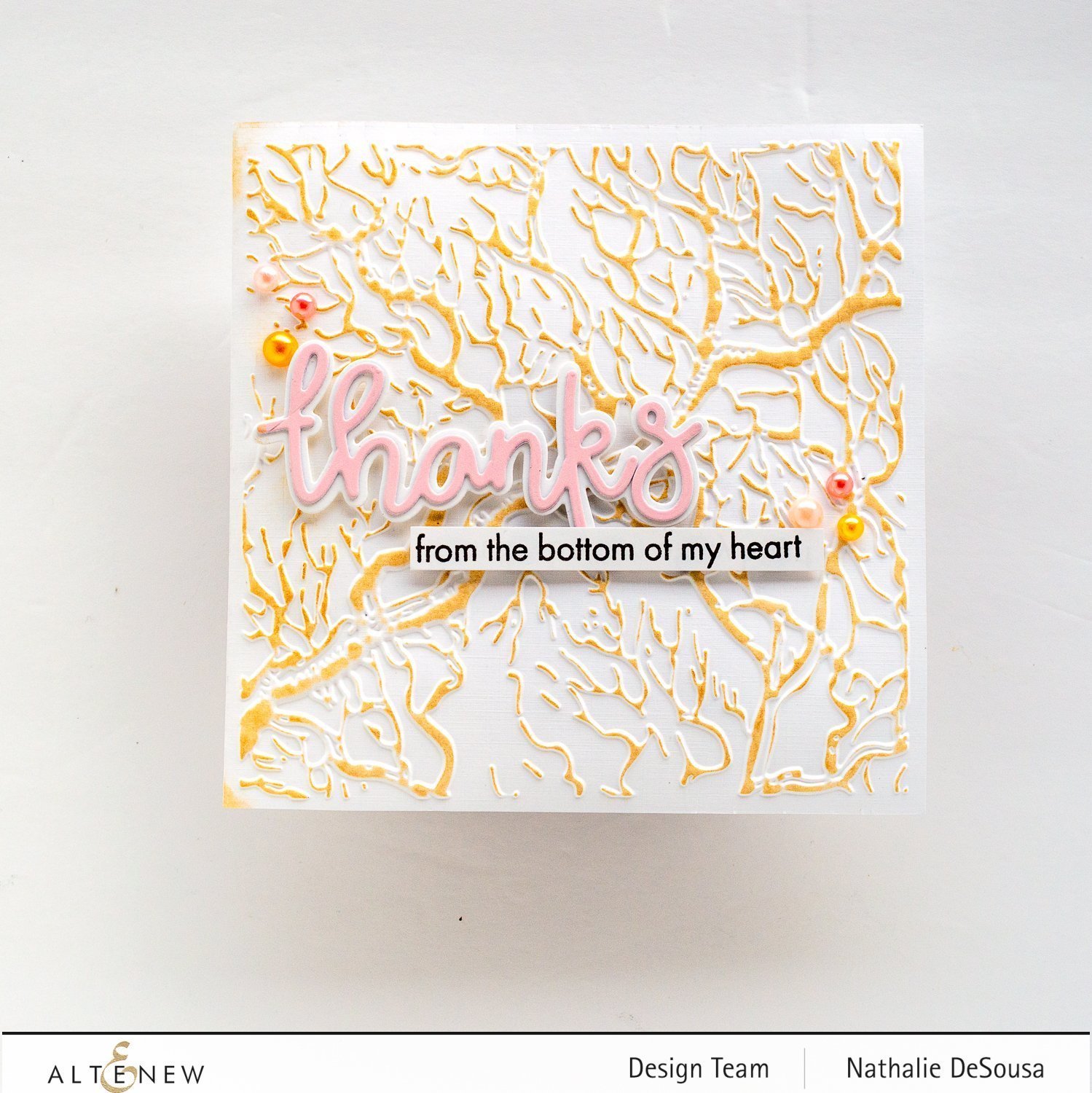All About Thanks - Layering Word Die Set