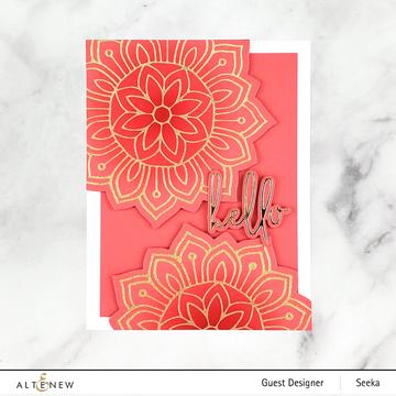 Sunburst Doily - Hot Foil Plate And Die Set 