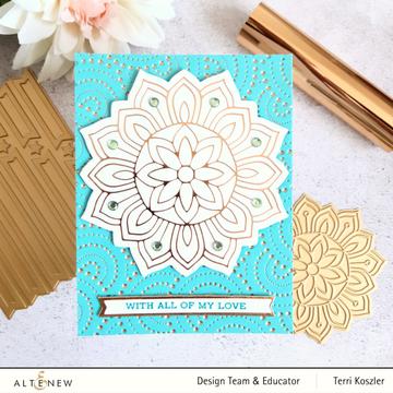 Sunburst Doily - Hot Foil Plate And Die Set 
