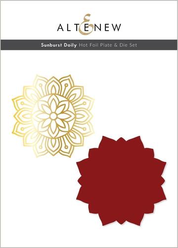 Sunburst Doily - Hot Foil Plate And Die Set 