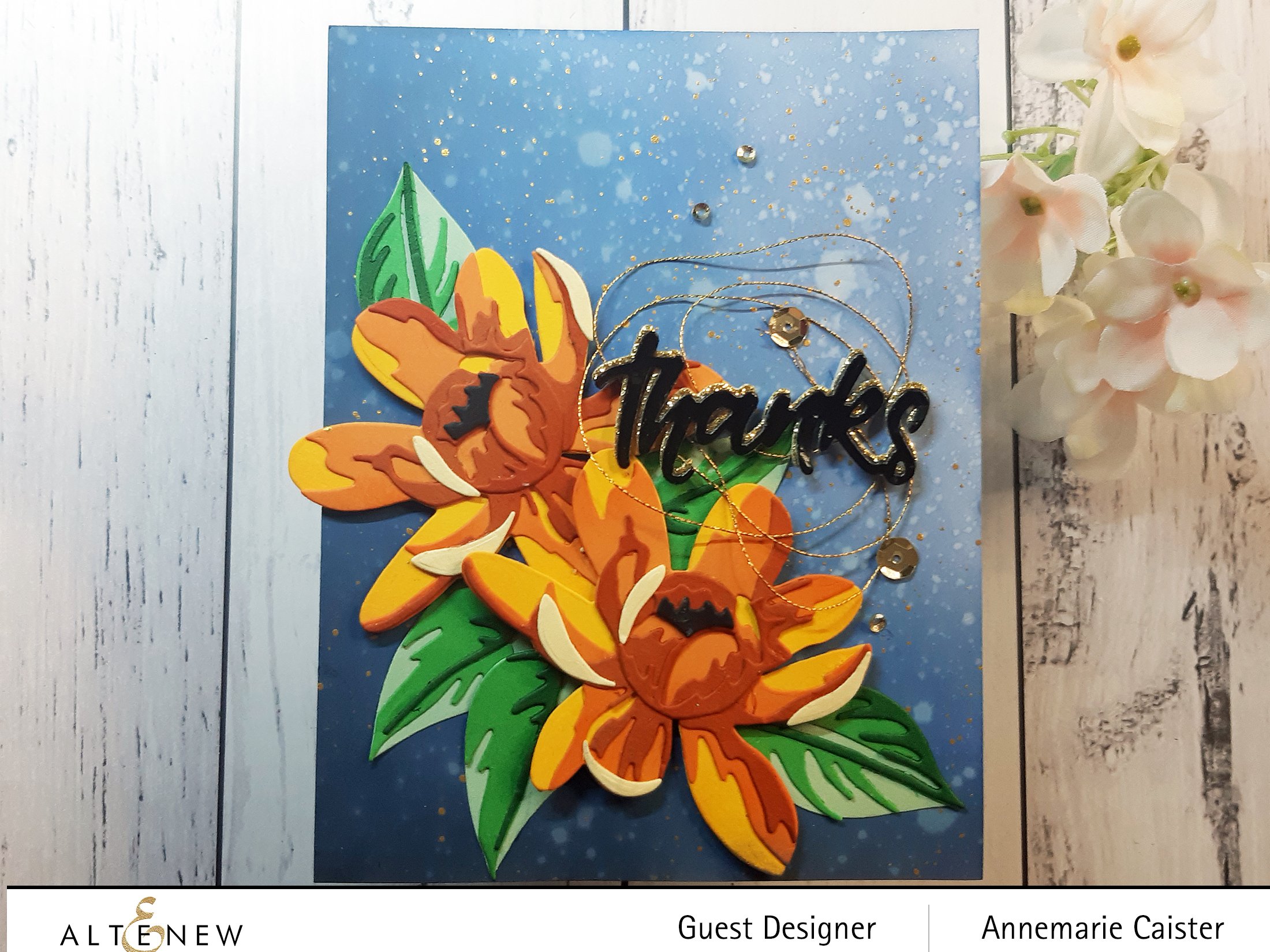 Craft-A-Flower Carolina Allspice - Layering Craft Die Set